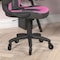 Flash Furniture Pink LeatherSoft Gaming Chair - Skate Wheels CH-00095-PK-RLB-GG - alternate 2